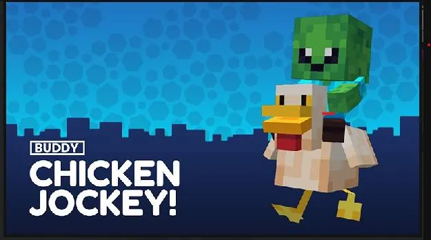 حزمة الزومبي النادرة chicken jockey buddy vip